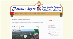 Desktop Screenshot of chateau-agata.com